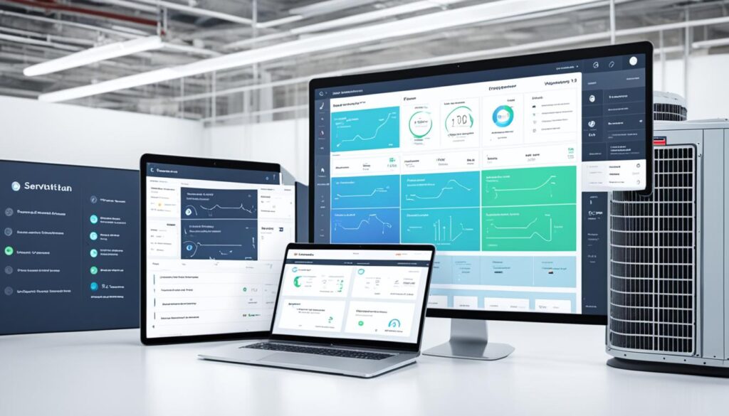 ServiceTitan HVAC software interface